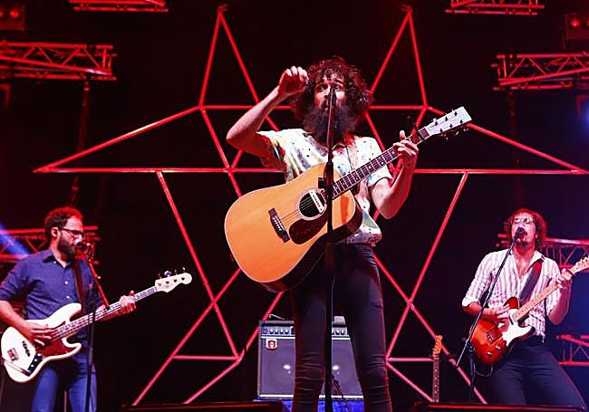 Arizona Baby, durante un concierto en Ebrovisión.