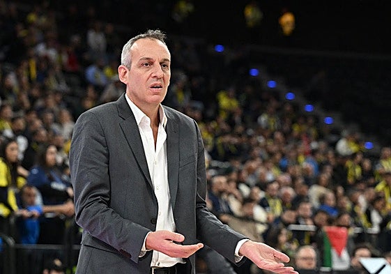 Oded Katash, durante un partido de la presente Euroliga.