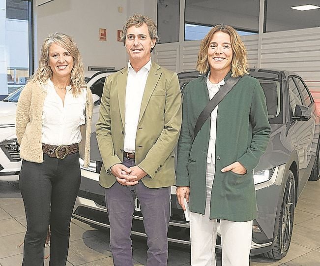 Zulma Gabancho, Ander Mendizabal y Ana Haya.