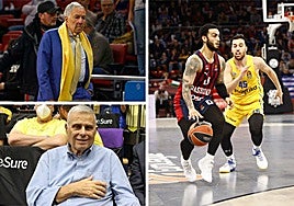 El presidente Shimon Mizrahi, arriba, y David Federman, abajo con camisa, son las mayores caras visibles del club.