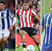 Javi López, Maroan e Imga, tres de las ventas del Alavés en la 2024-2025.