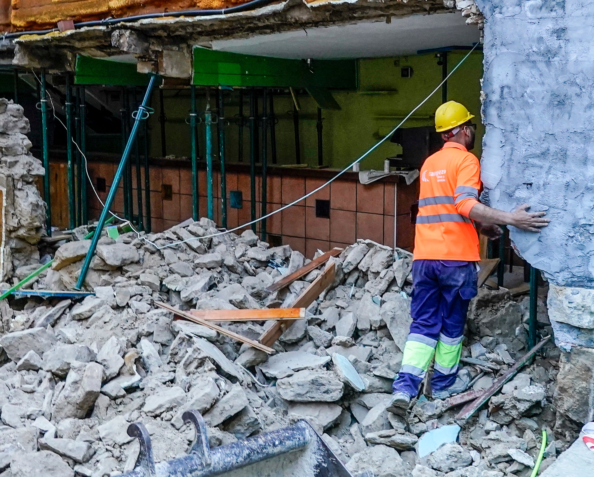 Las imágenes del desalojo en Nueva Dentro