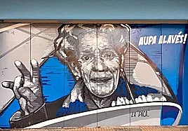 Las peñas del Mirandés homenajearán a 'La Paca' en Mendizorroza