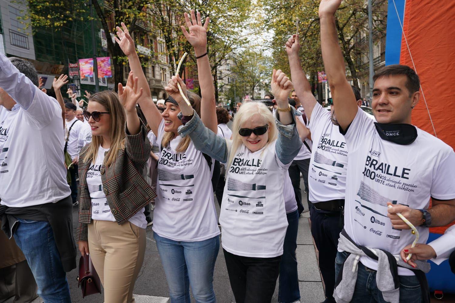 Las imágenes del recorrido por la Gran Vía