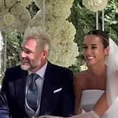 Santi Cañizares se casa por tercera vez tras seis meses de noviazgo