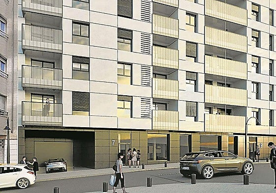 Urbanitae ha logrado 1.294 inversores para el desarrollo de 54 viviendas de obra nueva en Bolueta, en la antigua sede de EL CORREO.