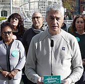 Oskar Matute este domingo en Bilbao.