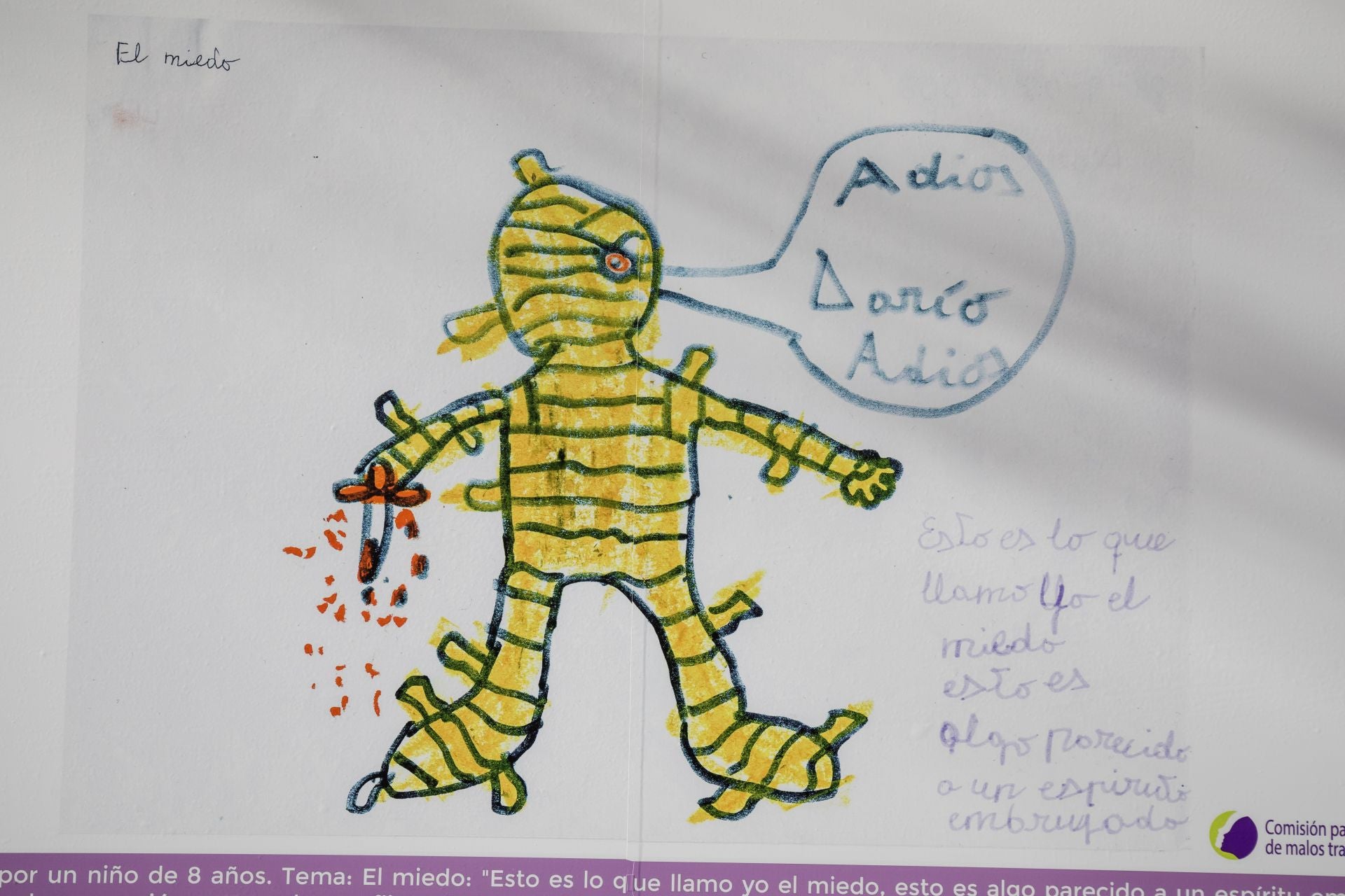 Así dibujan los niños a sus padres maltratadores