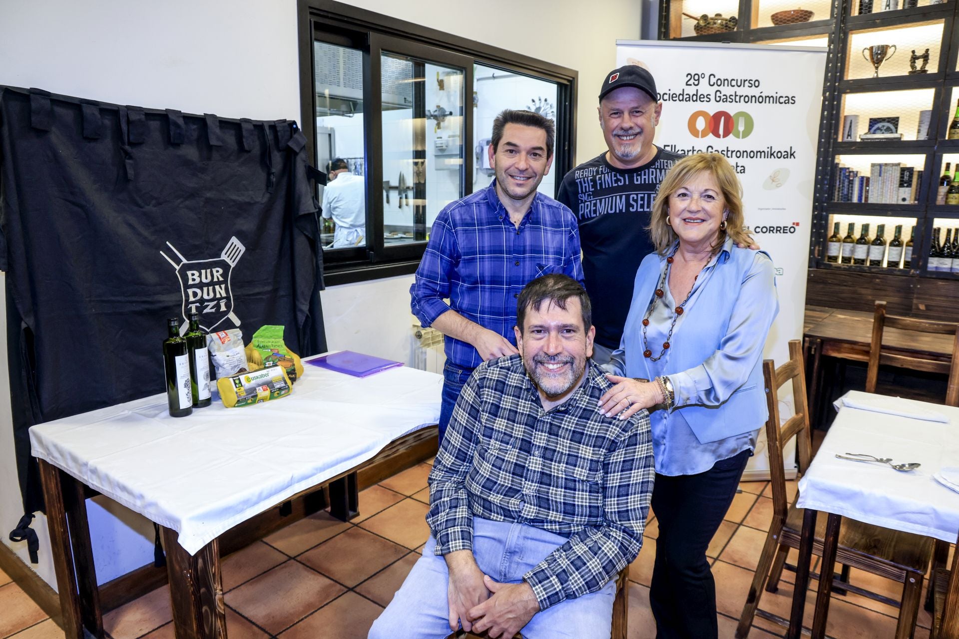 Así ha sido la cena en Burduntzi