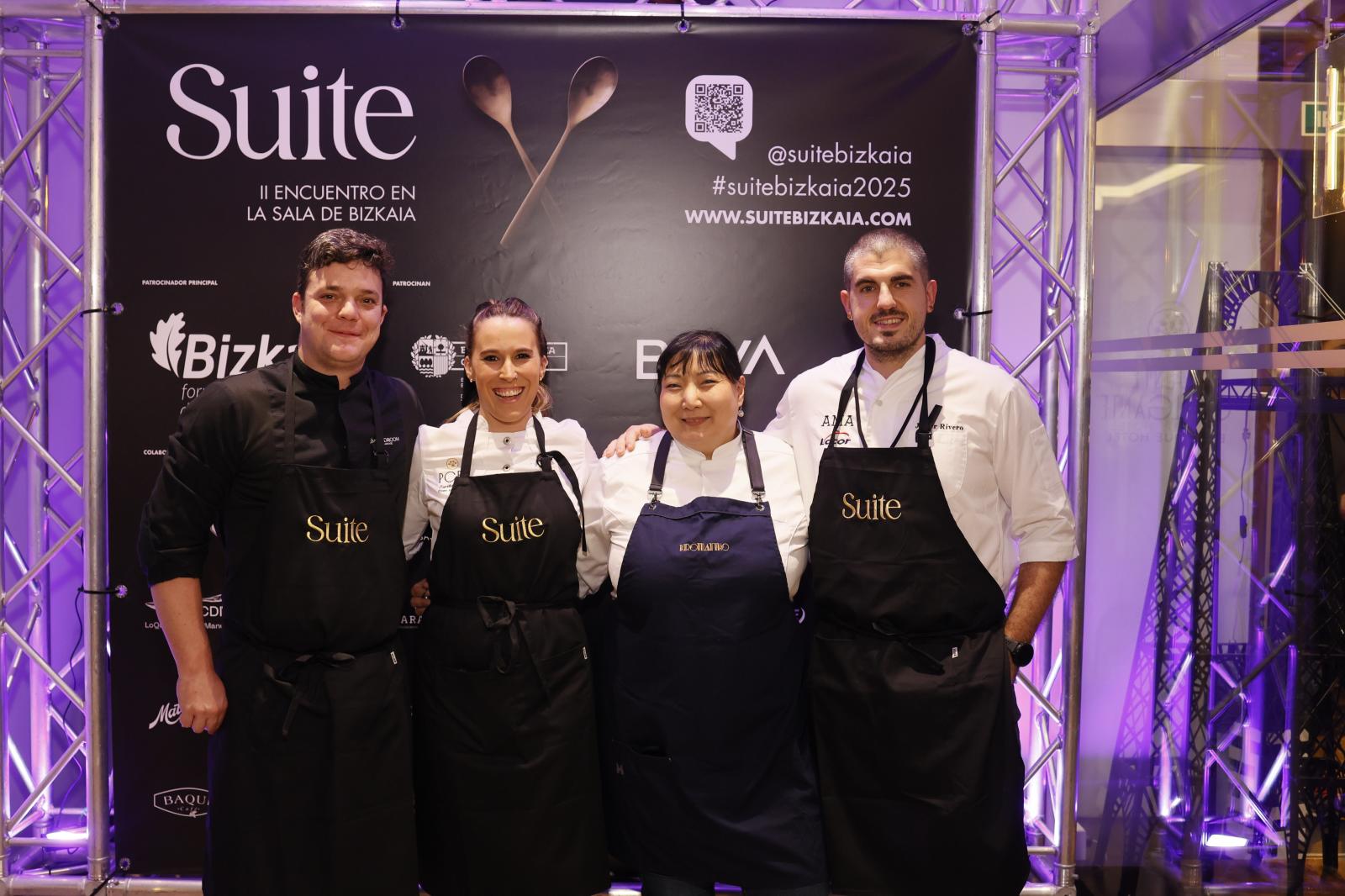 Luis Balsega, Jaione Aizpurua, Zuriñe Kim y Javier Rivero.