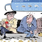 La viñeta de Cerrajería sobre la llegada de la nieve a Álava