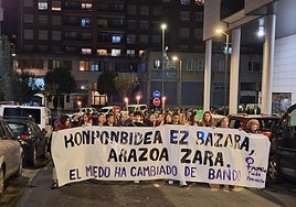 El grupo feminista Momoak es el organizador de la manifestación del día 25 en Galdakao.