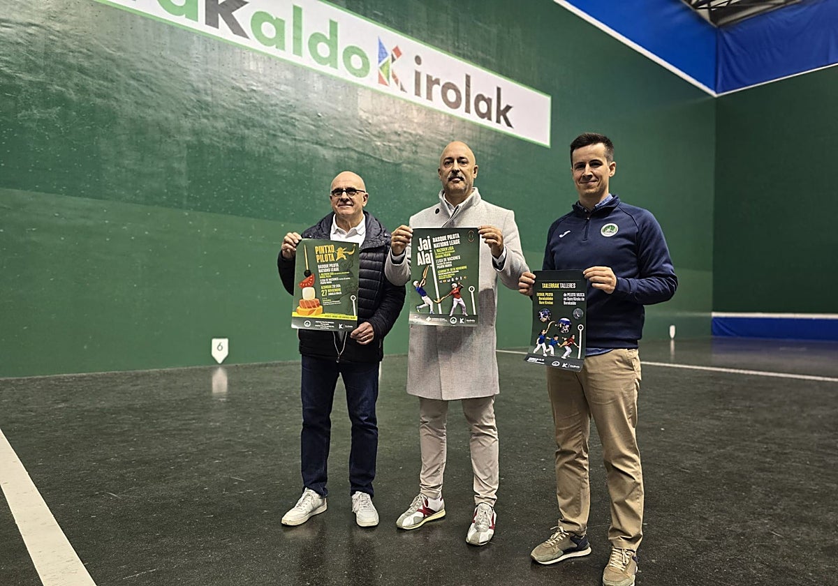 Barakaldo se prepara para acoger la Liga de Naciones de cesta punta