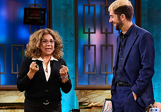 Lolita fue la invitada en 'La Revuelta'.