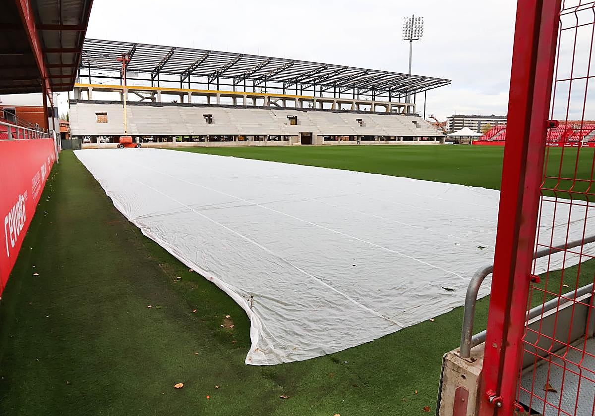 El Mirandés no quiere descuidar el terreno de juego.