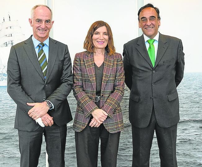 Alex Artetxe, Sonsoles Rubio y Javier Arriola.
