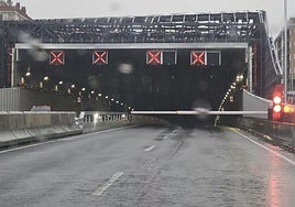 Solucionadas las retenciones por un accidente en el final de La Avanzada sentido Bilbao