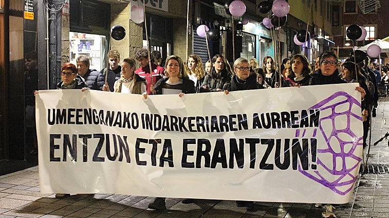 Busturialdea y Lea Artibai toman las calles contra la violencia machista