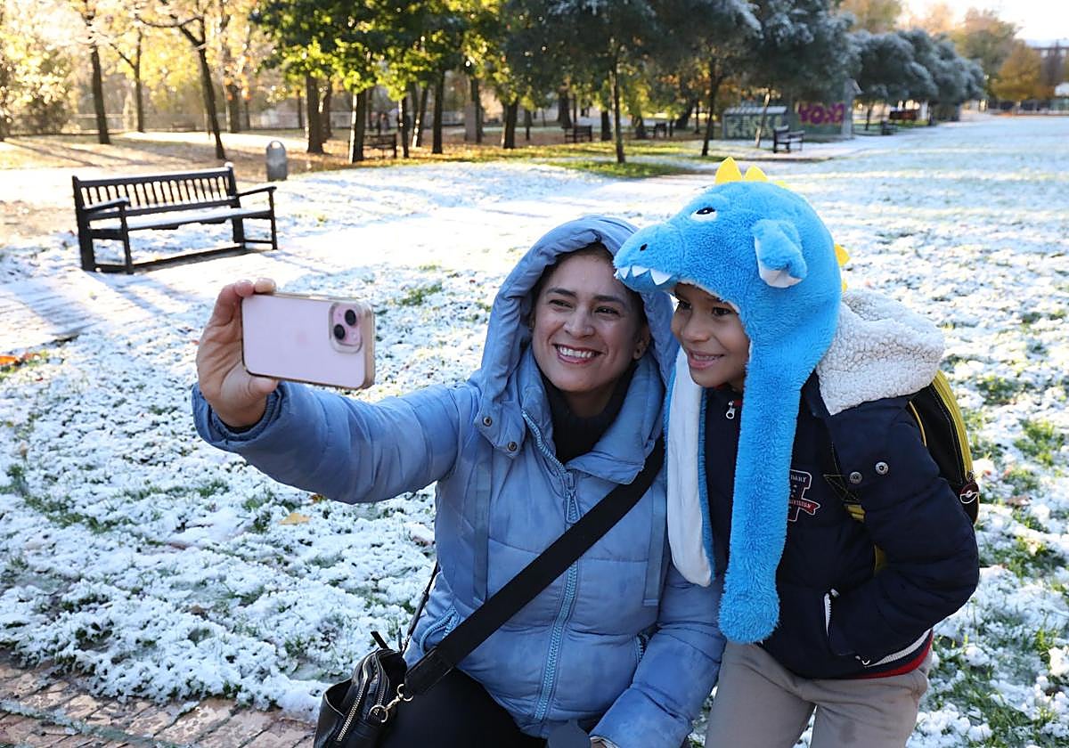 Las imágenes de la nieve en Álava