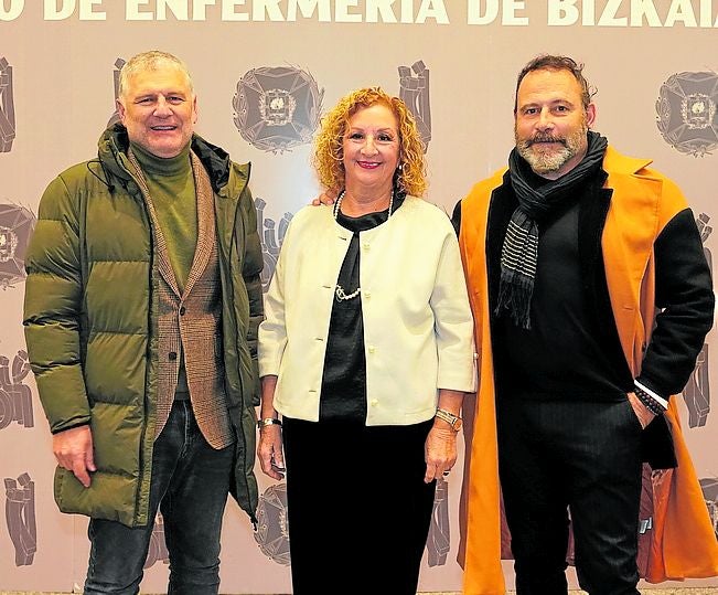 Javier Gónzález Caballero, Eguskiñe Gallastegi y Juan Carlos de la Cruz.