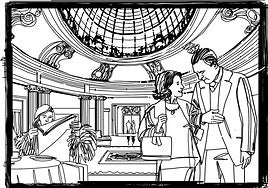 La pareja que vivió 25 años en el Carlton