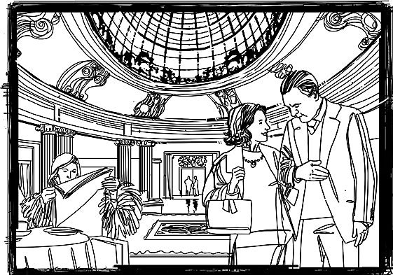 La pareja que vivió 25 años en el Carlton