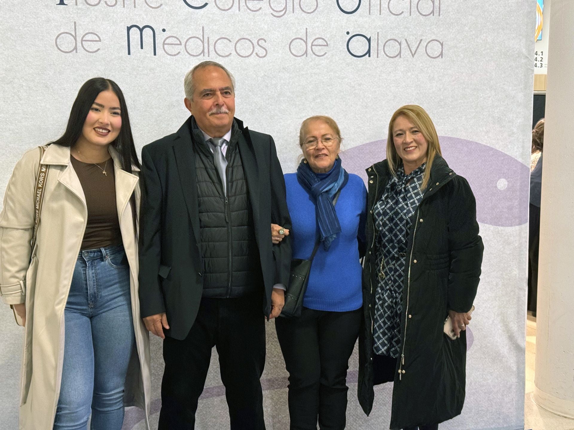 Camila Bautista, Armando Valbuena, Chelo Rincón y Zayury Valbuena.