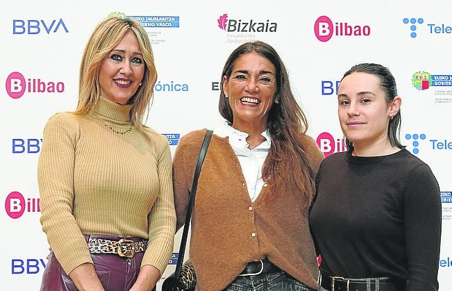 Leyre Blasco, Mónica del Campo y Eztizen Santiago.
