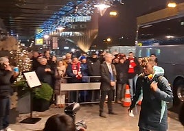 El equipo ya descansa en su hotel de Praga: «Athletic Champions League...»