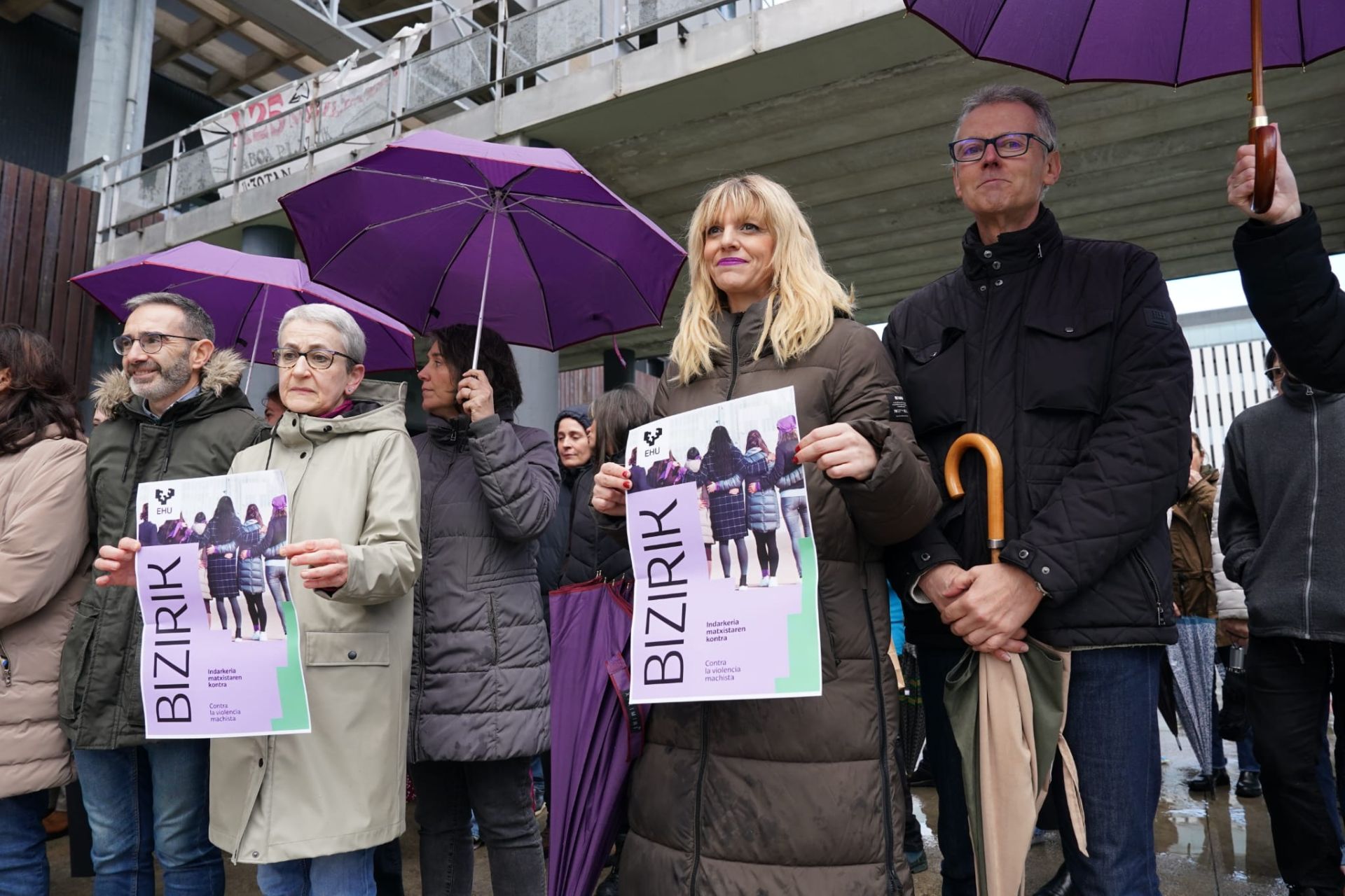 Las imágenes que deja el 25-N en Bizkaia