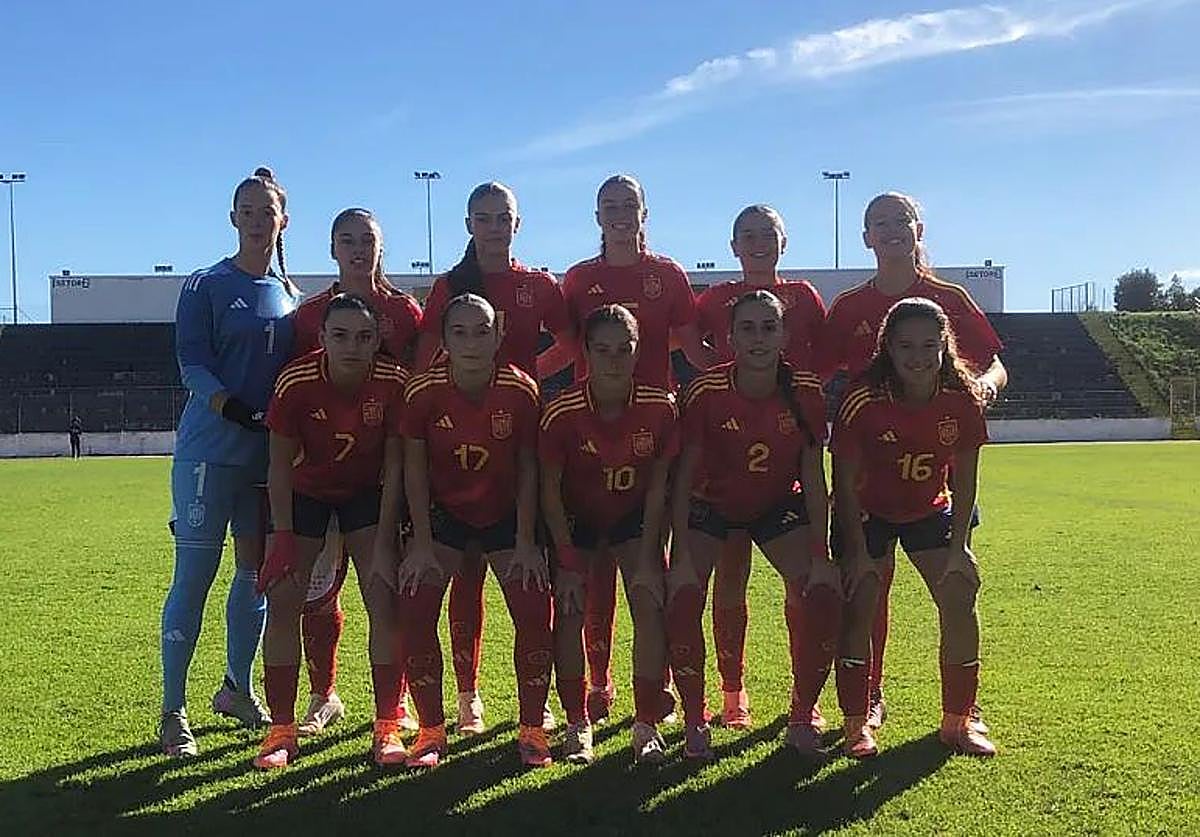 Once de La Rojita ante Bulgaria.