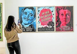 Un tríptico de 'Lo que el viento se llevó' obra del estudio MCP, formado en Barcelona en 1940.