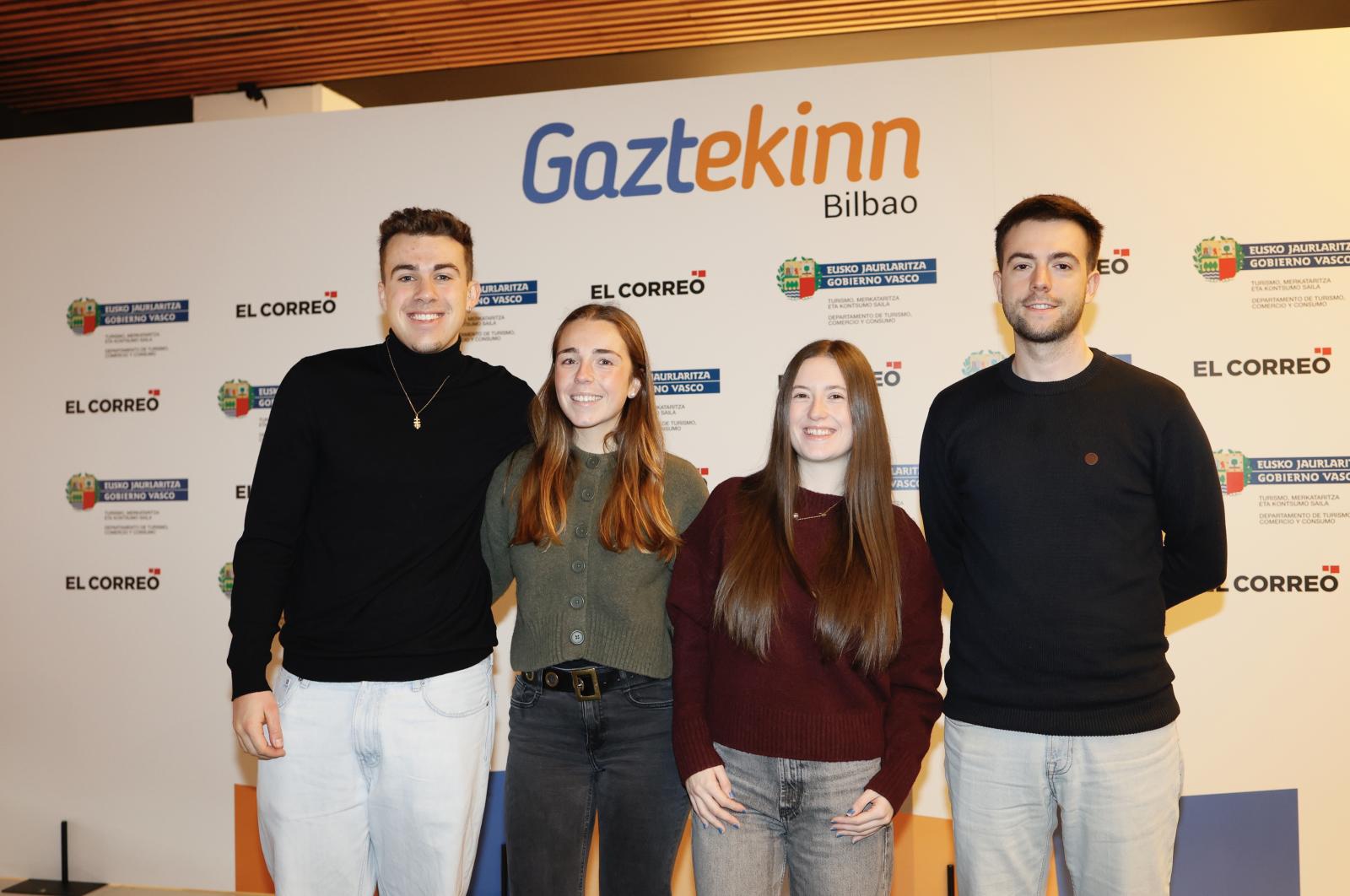 Alejandro Nieto, Olatz Ereño, Luana Herrero y Garikoitz Aiestaran. 