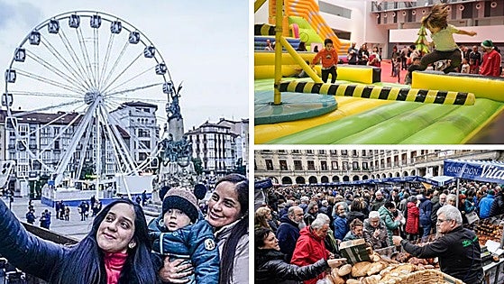 Noria, tiovivo, teatro infantil... Precios y horarios de la programación navideña de Vitoria