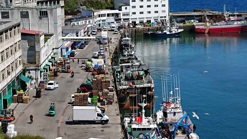 El muelle pesquero de Ondarroa acumula locales en desuso.