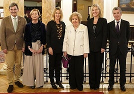 Ager Izagirre, Milagros Gullón, Maite Aranzábal, Carmen Miral Oronoz, Ana Otadui y Vicente María Arenal.