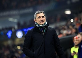 Valverde espera que su equipo haga un buen partido en Valencia.