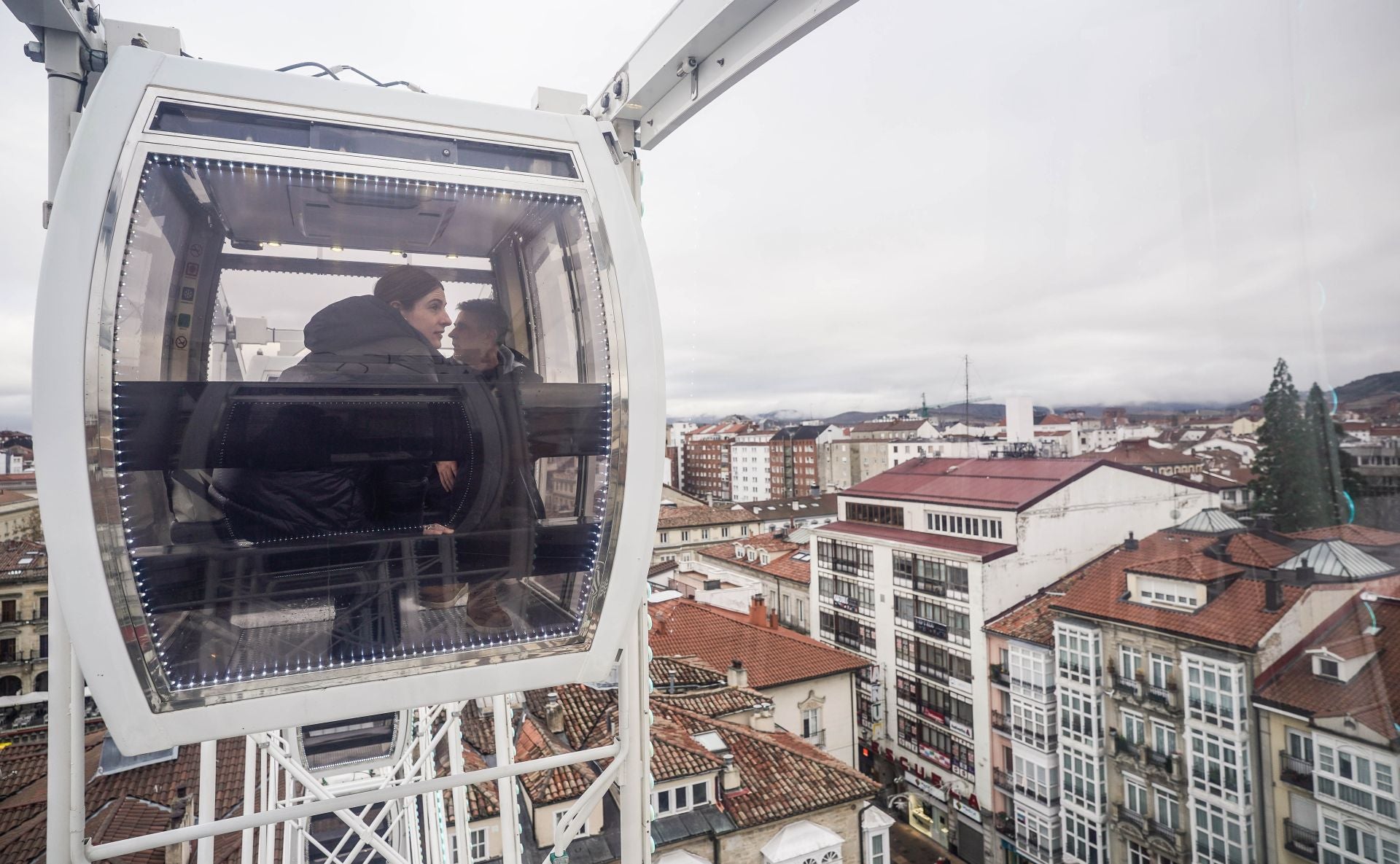 Así se ve Vitoria desde la noria