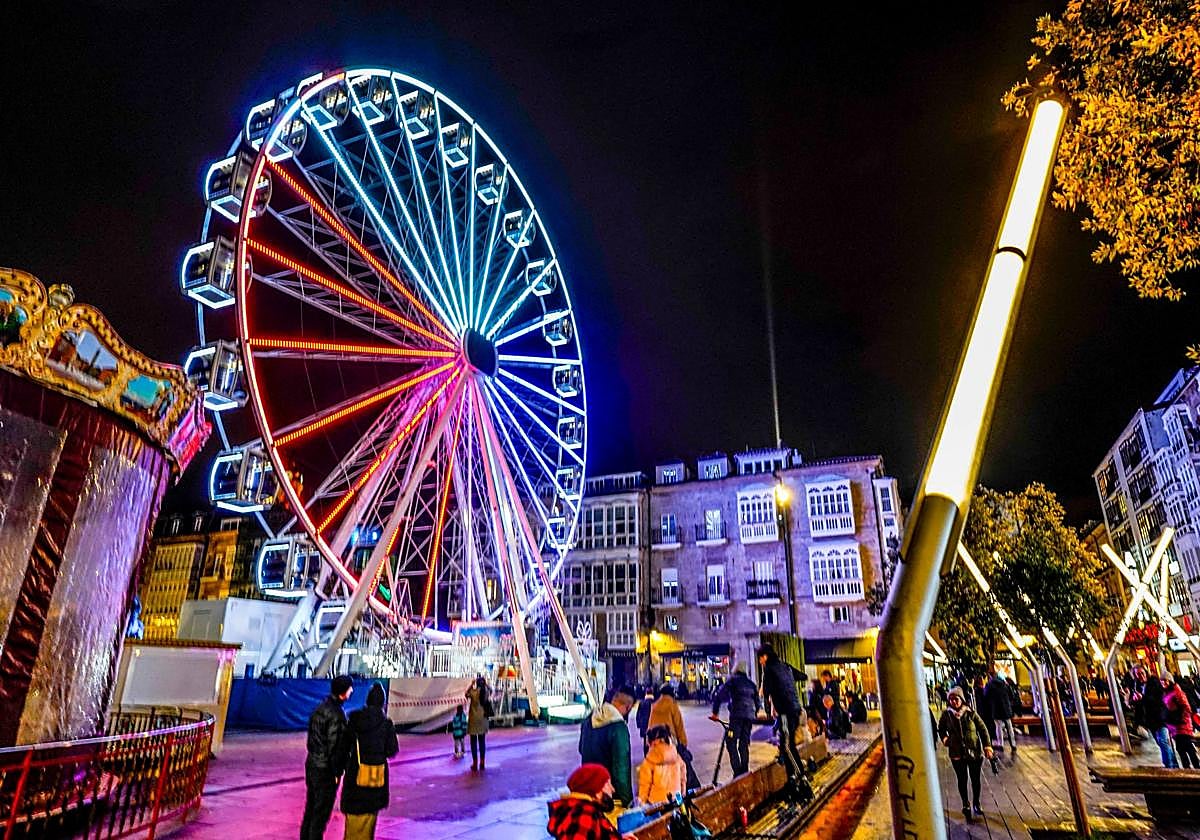 Así se ve Vitoria desde la noria