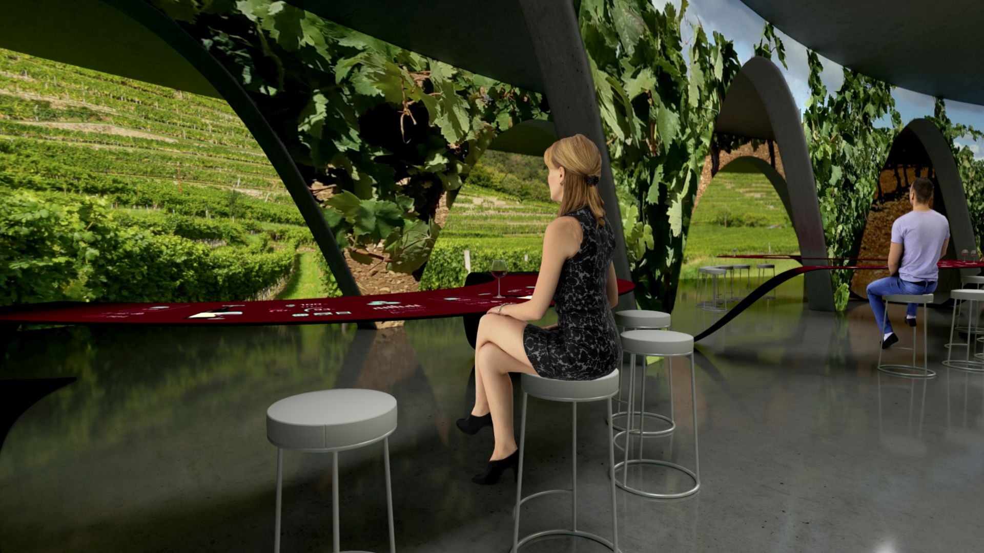 Posibilidad de catas inmersivas.