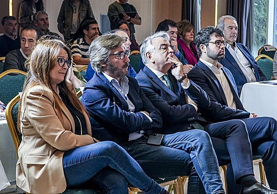 Ana Salazar, Iñaki Oyarzabal, Javier de Andrés e Iñaki García Calvo.