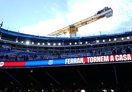El Camp Nou ha reabierto aunque con aforo limitado y las obras aún en marcha.