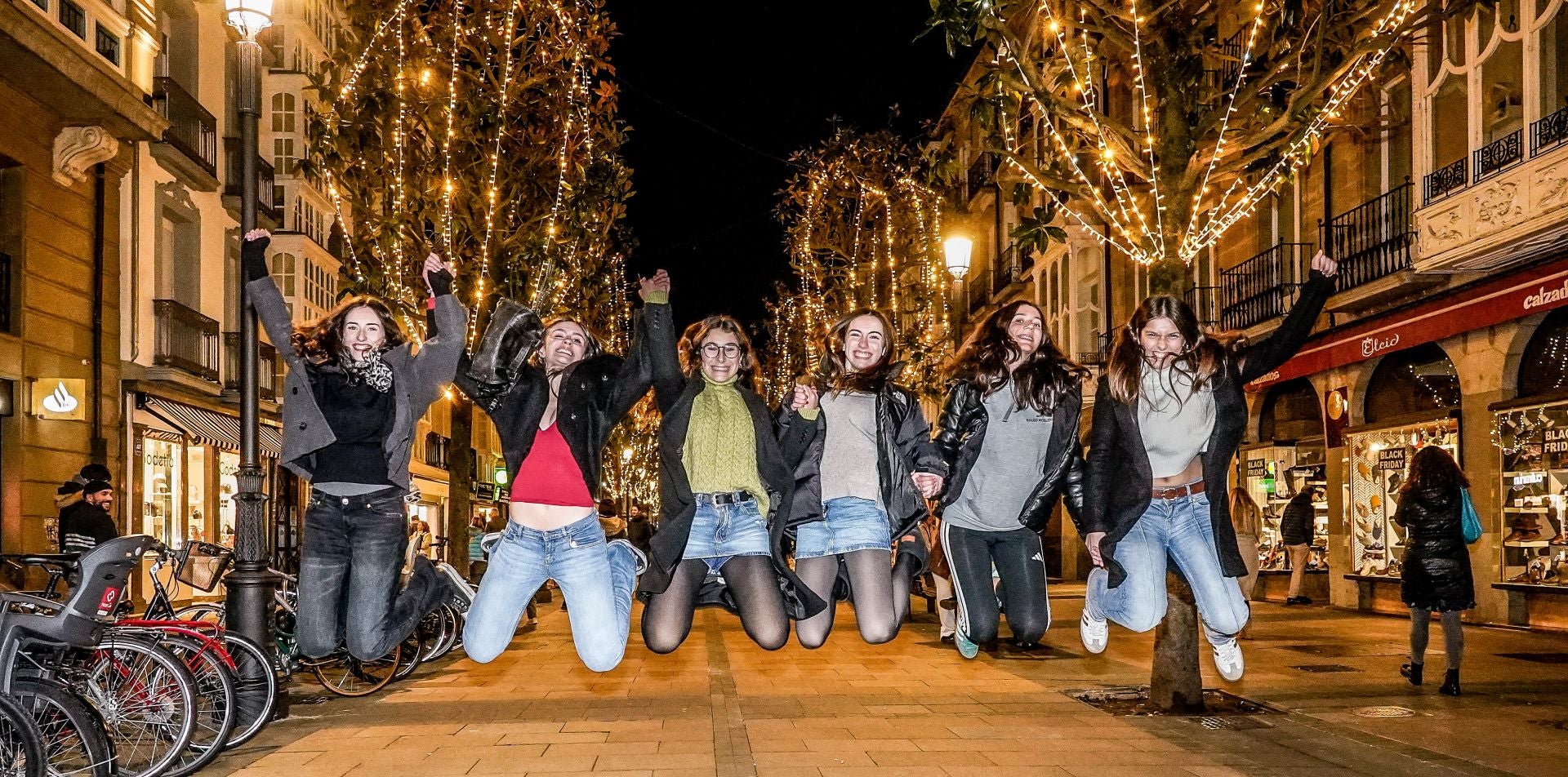 Las imágenes del encendido navideño en Vitoria