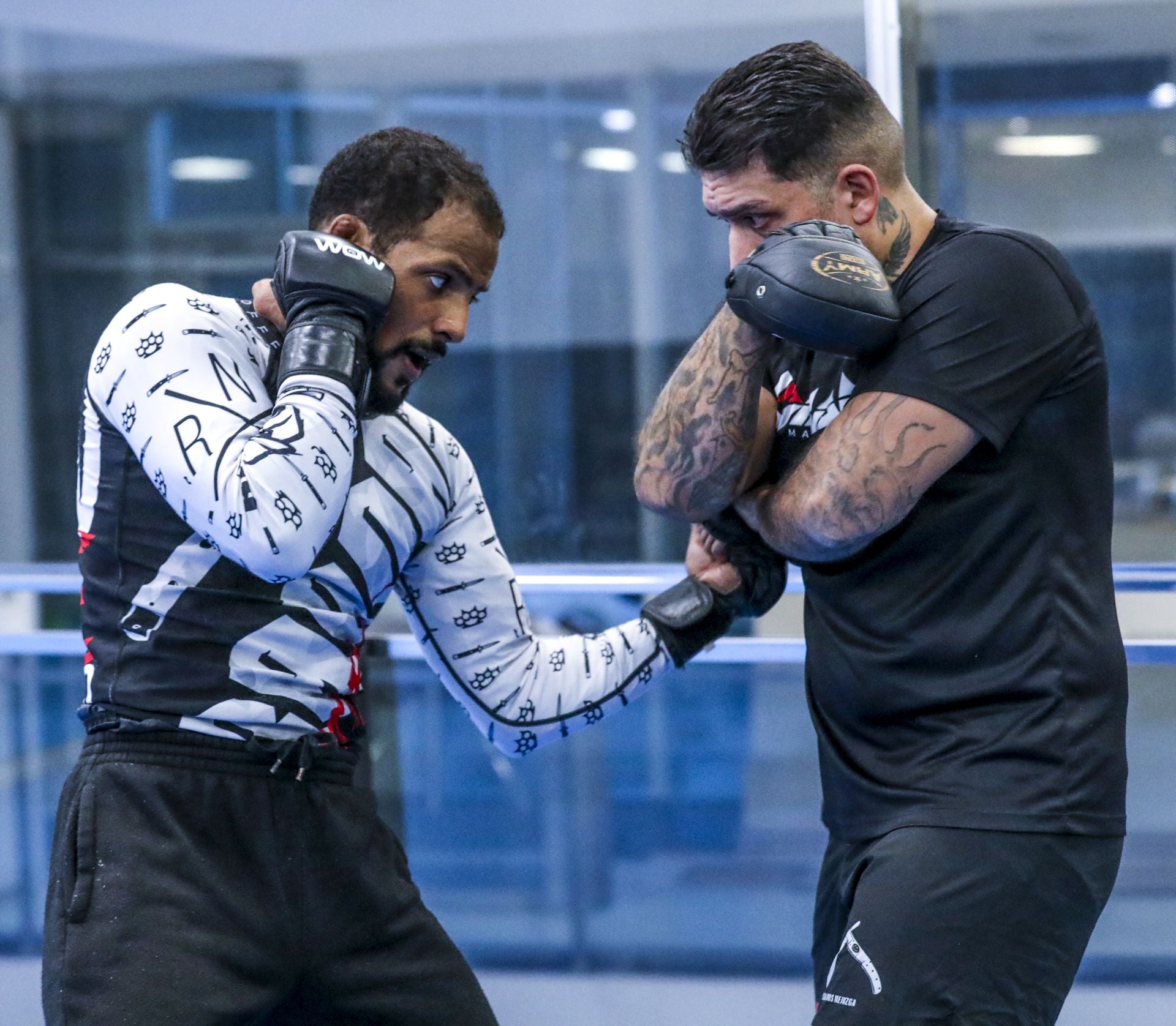 Así se preparan los luchadores de WOW