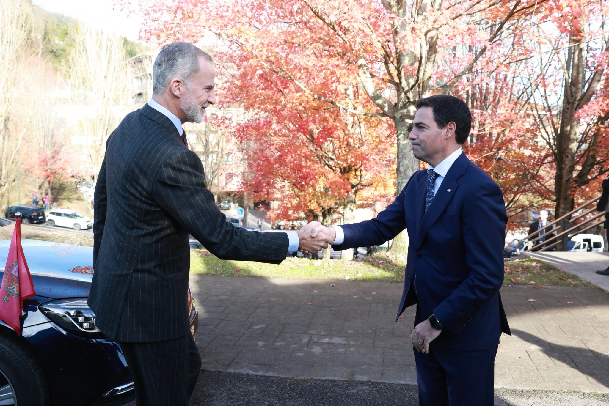 El Rey y el presidente de Alemania visitan Gernika