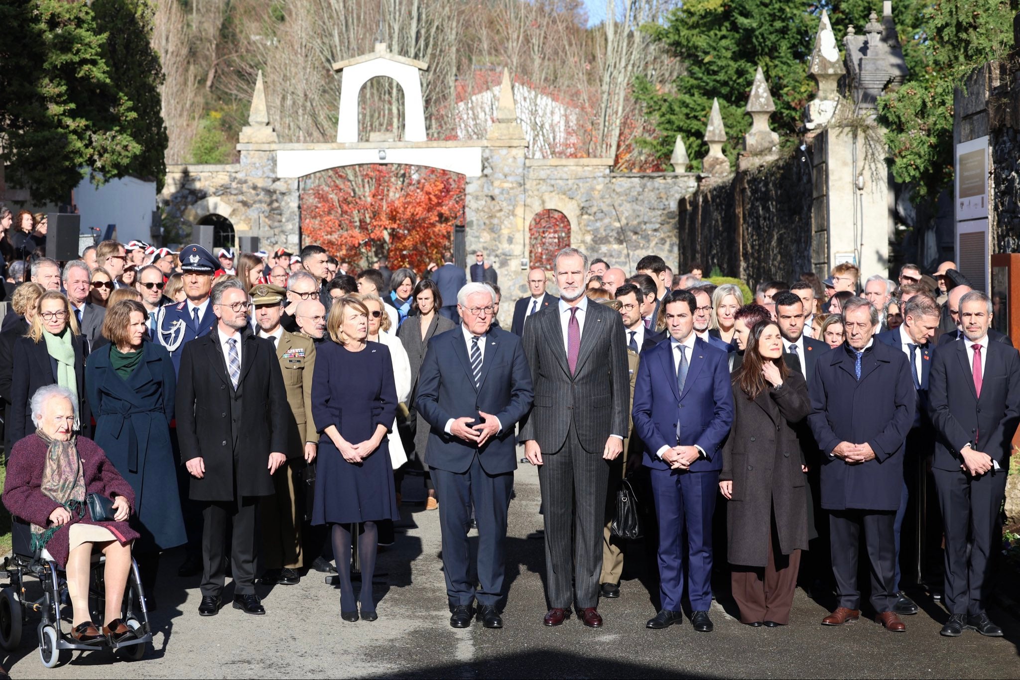 El Rey y el presidente de Alemania visitan Gernika