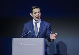 El presidente de BBVA, Carlos Torres