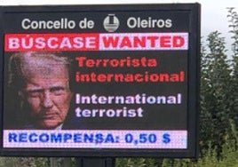 La curiosa recompensa que ofrece un pueblo de Galicia por la captura de Donald Trump