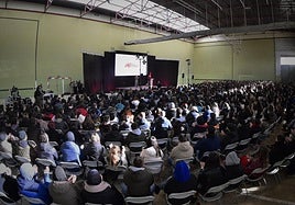 Acto de clausura del VIII Congreso del sindicato estudiantil.