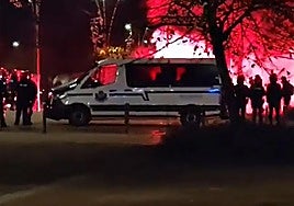 Incidentes este viernes en Intxaurrondo tras la instalación de una carpa de Vox en San Sebastián.